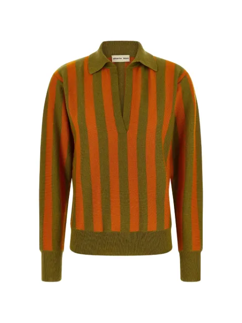 Alberto Biani striped polo top