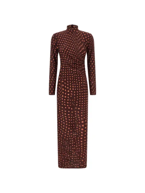 Stella McCartney polka dot mesh long dress