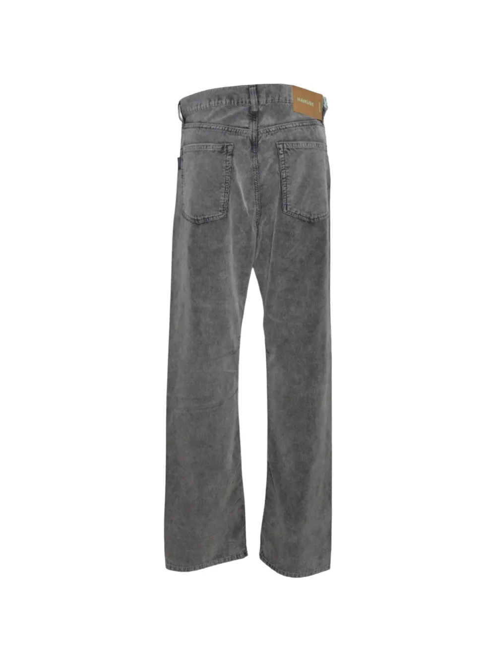 Haikure Ribfluwelen broek met vervaagd effect Grijs