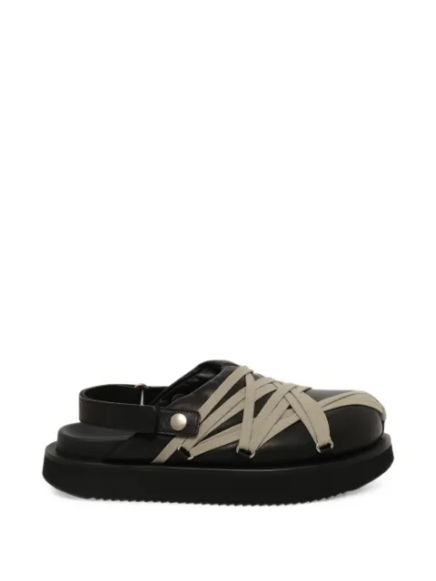 Rick Owens Megalace padded leather mules