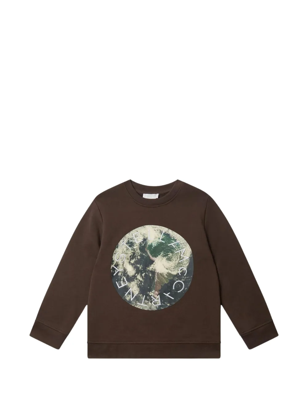Stella McCartney Kids sweat à imprimé graphique - Marron Stella McCartney Kids sweat à imprimé graphique - Marron