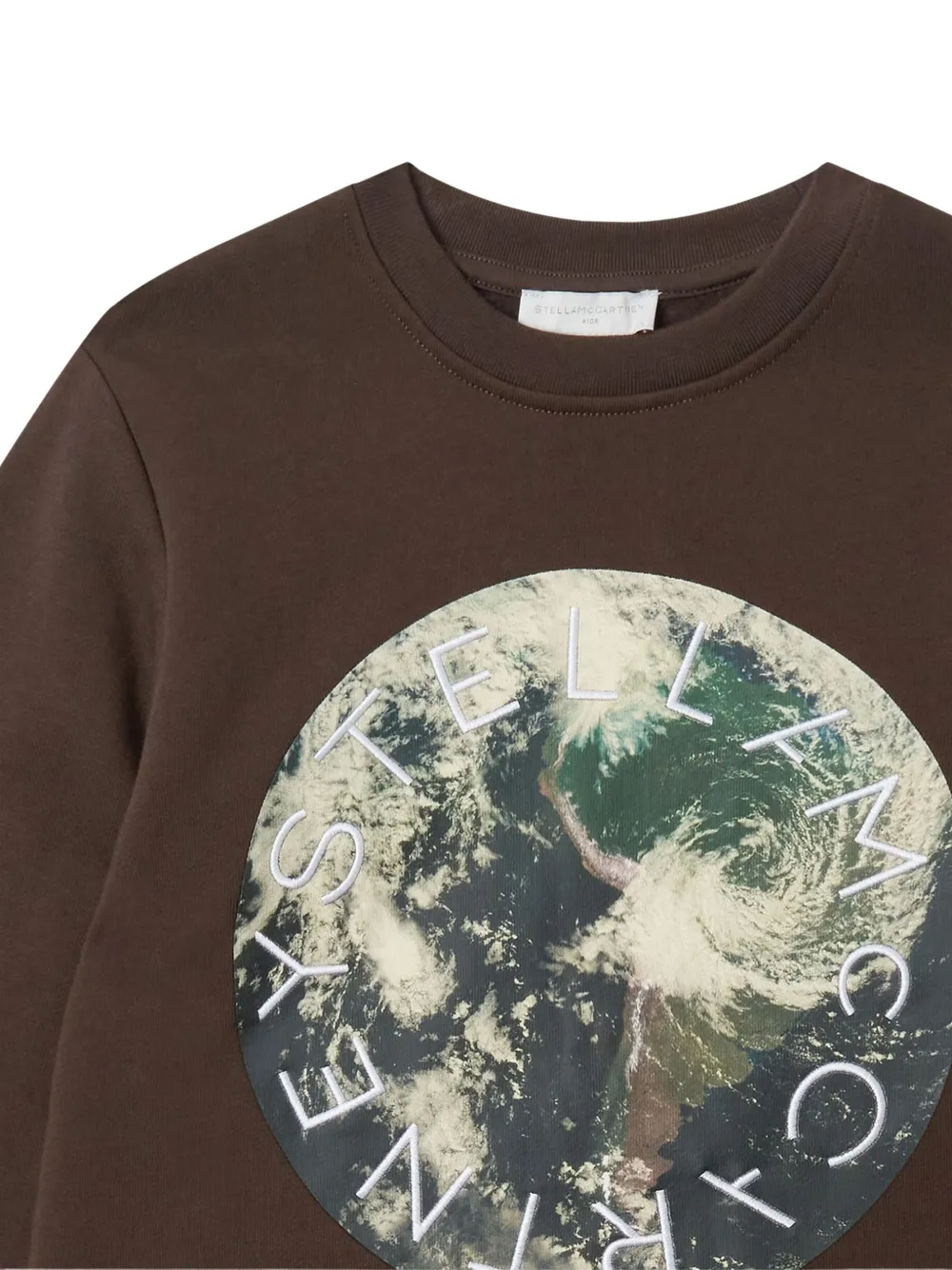 Stella McCartney Kids graphic-print sweatshirt Bruin