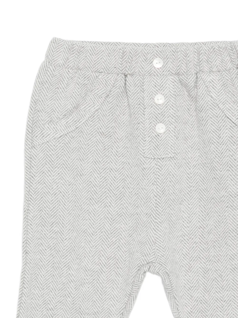 LALALU herringbone-pattern pajamas Grijs