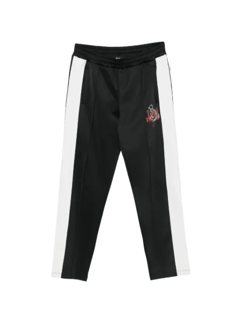 Just Cavalli logo-print side-stripe track pants