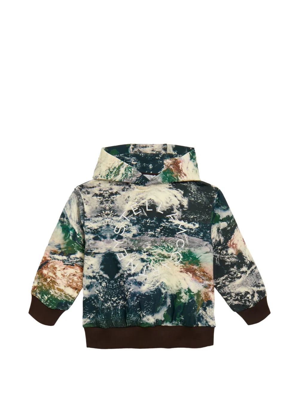 Stella McCartney Kids abstract-print hoodie - Blu