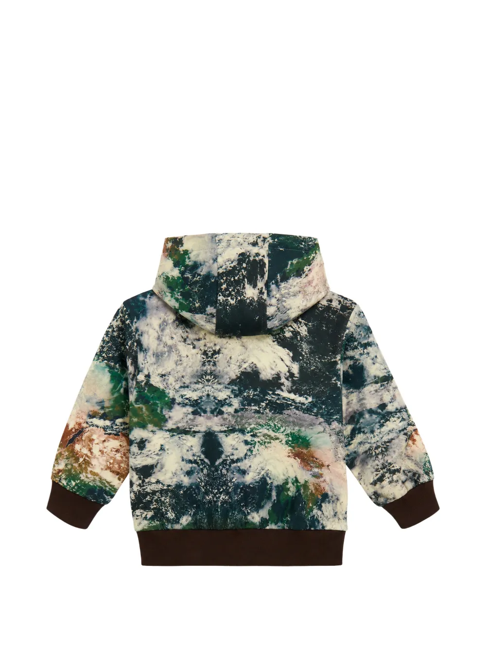 Stella McCartney Kids Hoodie met abstracte print Blauw