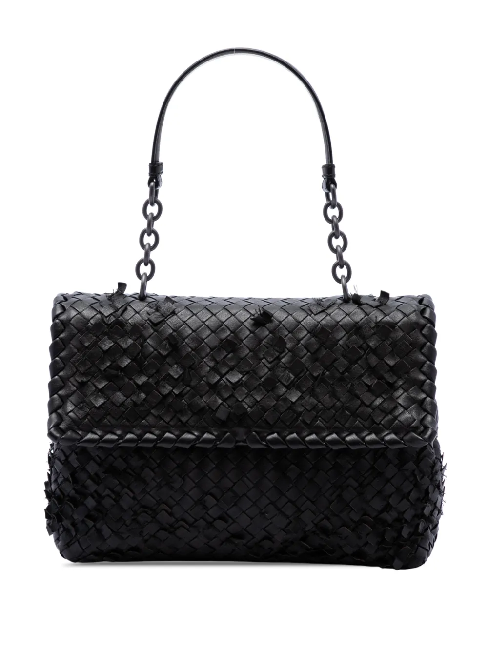 Bottega Veneta Pre-Owned 2012-2026 Nappa Intrecciato Tobu Olimpia shoulder bag - Marrone
