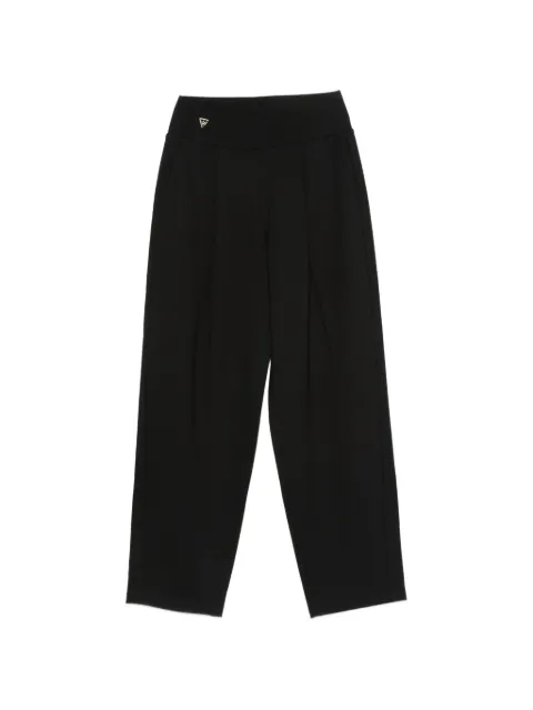 MACRON logo-plaque pleated trousers