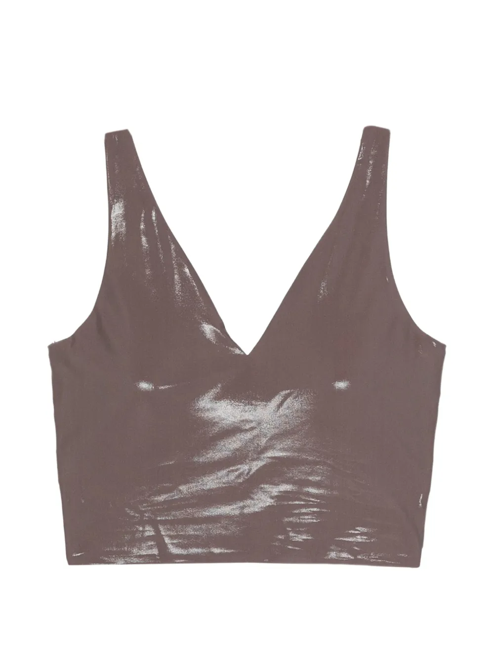 MACRON O.N.E. cropped V-neck top