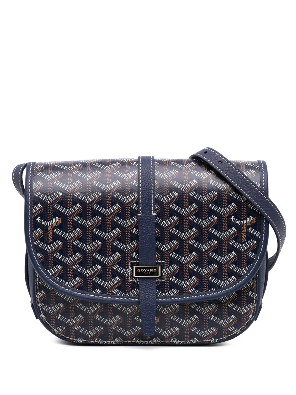 Goyard Pre-Owned 2024 Goyardine Belvedere PM crossbody bag - Blau