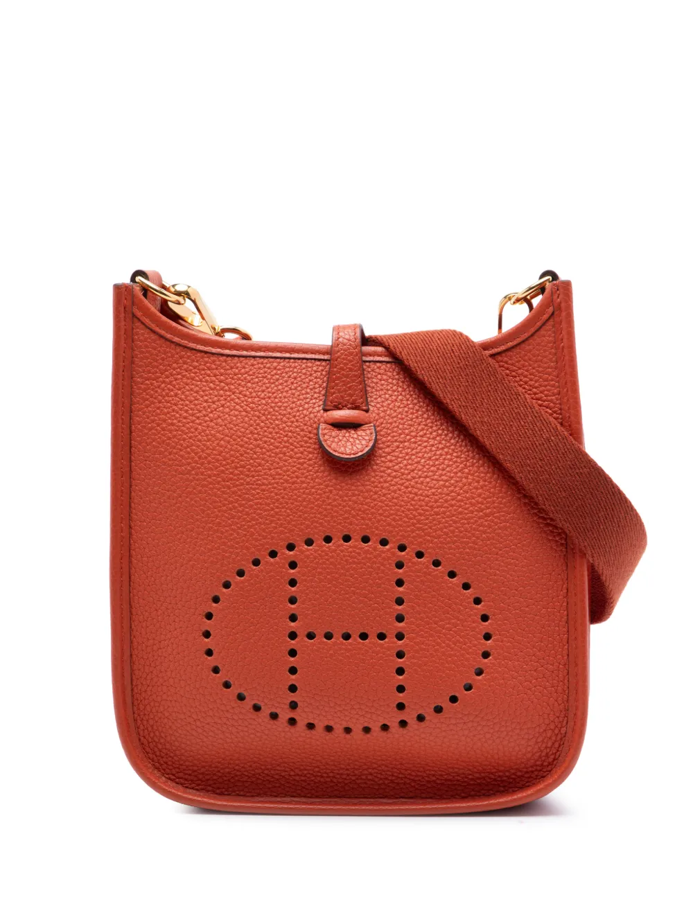 Hermès Pre-Owned 2020 Clemence Evelyne TPM Umhängetasche 16cm - Orange
