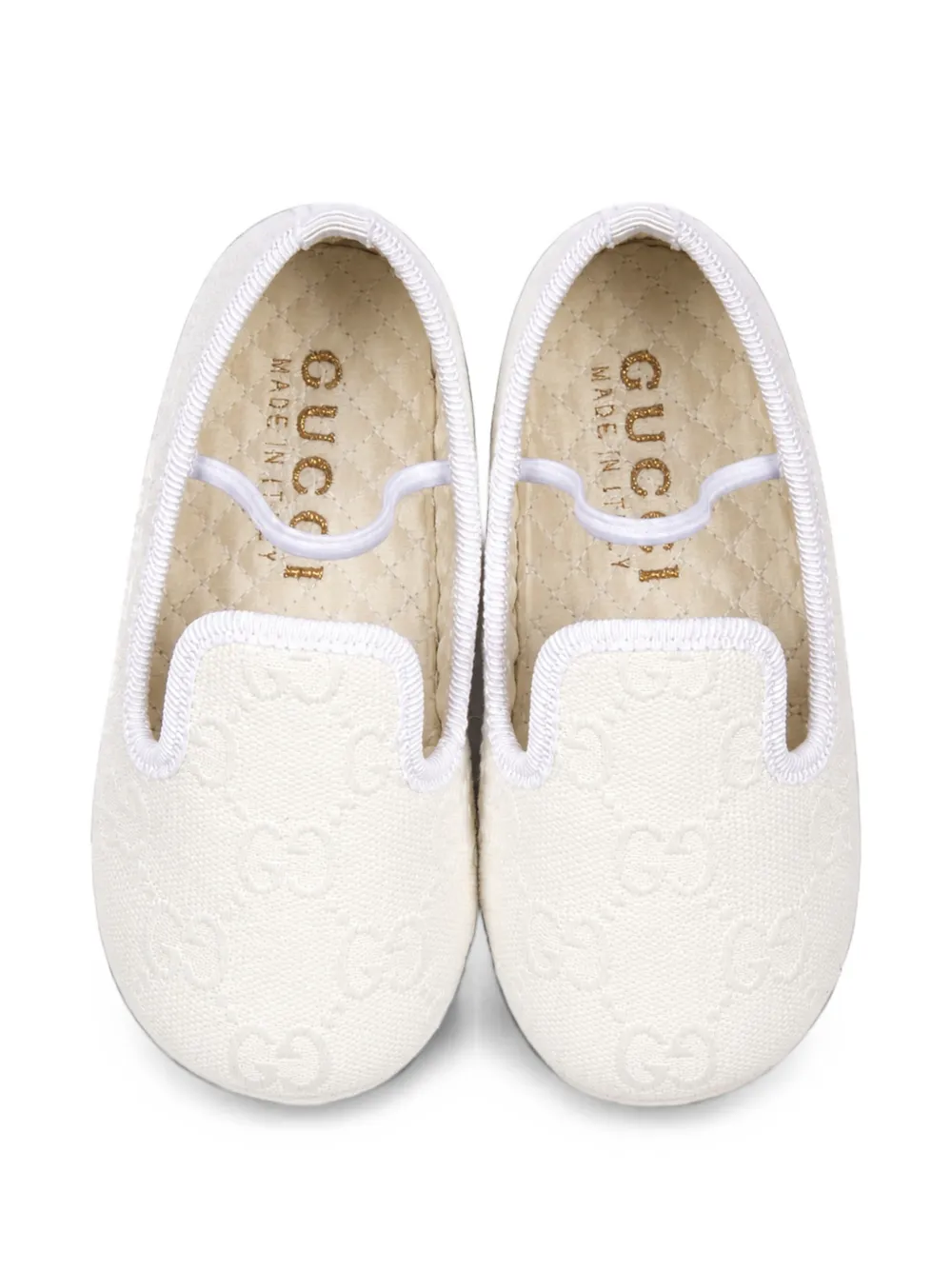 Gucci Kids GG Supreme canvas shoes Wit