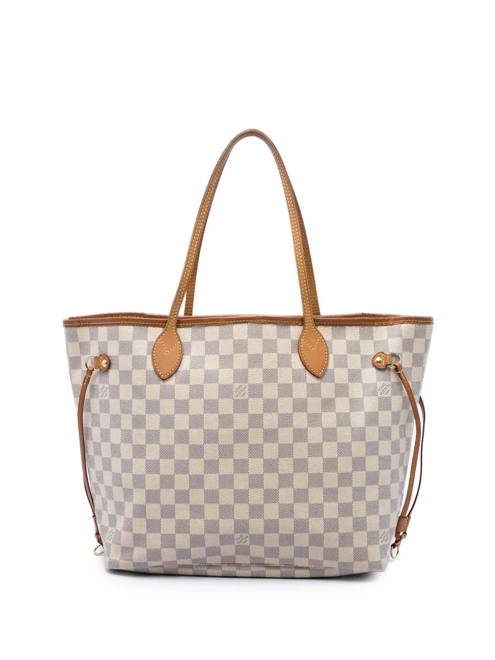 Louis Vuitton Pre-Owned 2010 Damier Azur Neverfull MM Tote Bag - Weiß