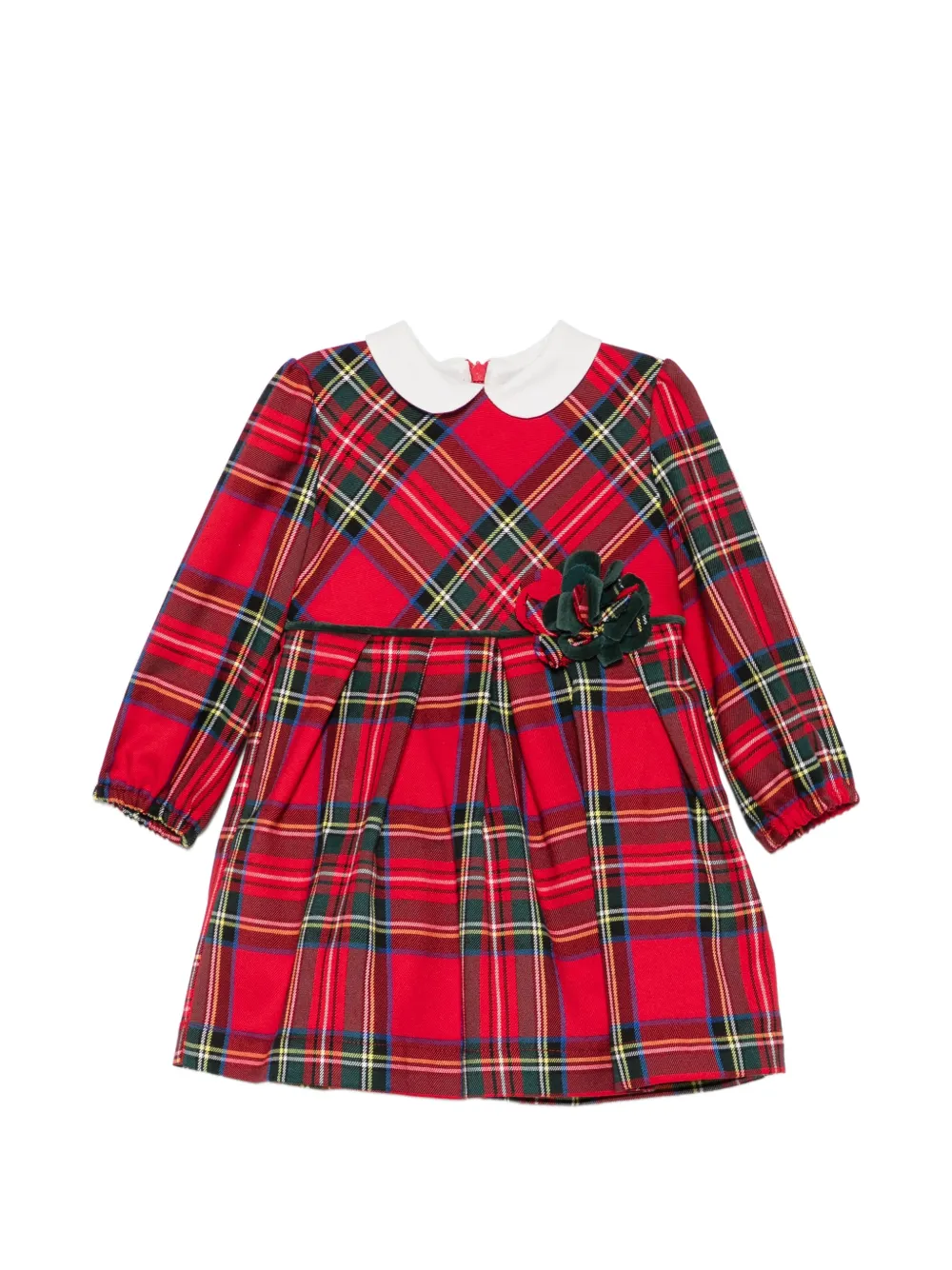 LALALU robe à col claudine - Rouge