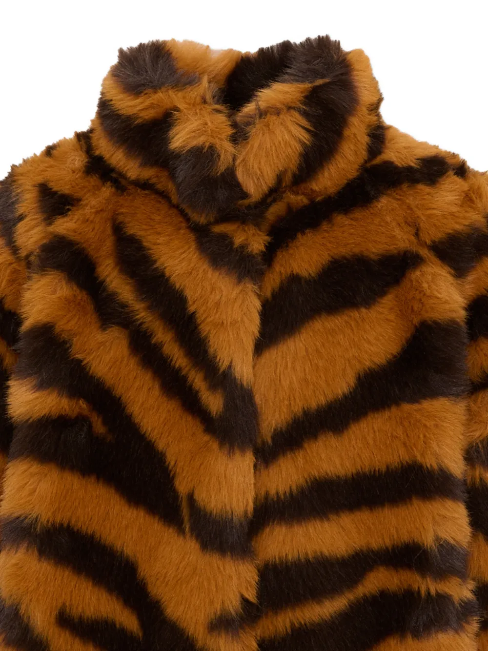 Gucci Kids Jack van imitatiebont met tijger-print Oranje
