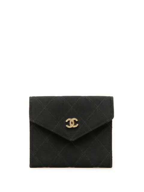 CHANEL Pre-Owned 1991-1994 CC Satin Flap coin pouch