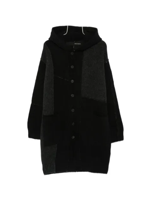 Isabel Benenato hooded long cardigan