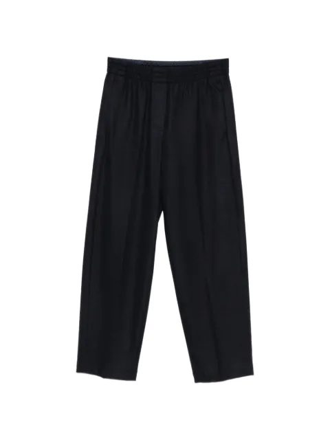 Seventy elasticated-waistband trousers