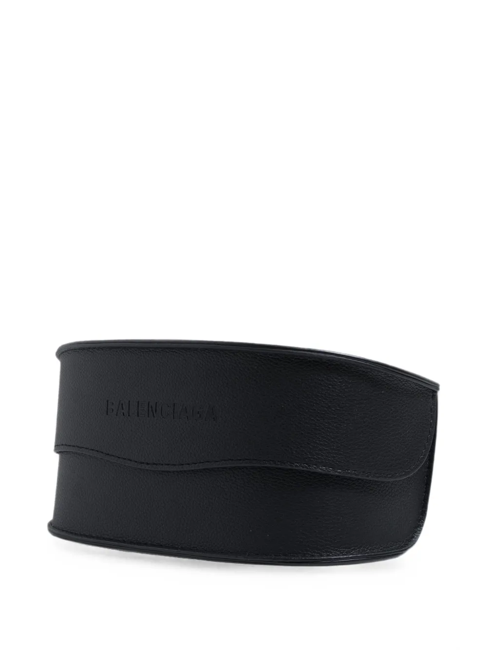 Balenciaga Dynamo zonnebril met rechthoekig montuur Zwart