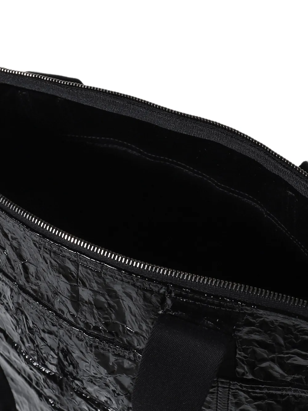Rick Owens Kleine shopper met gekreukte afwerking Zwart