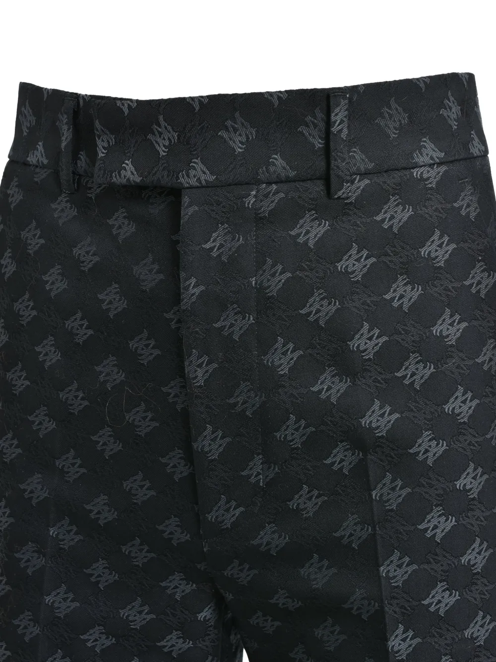 AMIRI MA Quad flared broek met jacquard Zwart