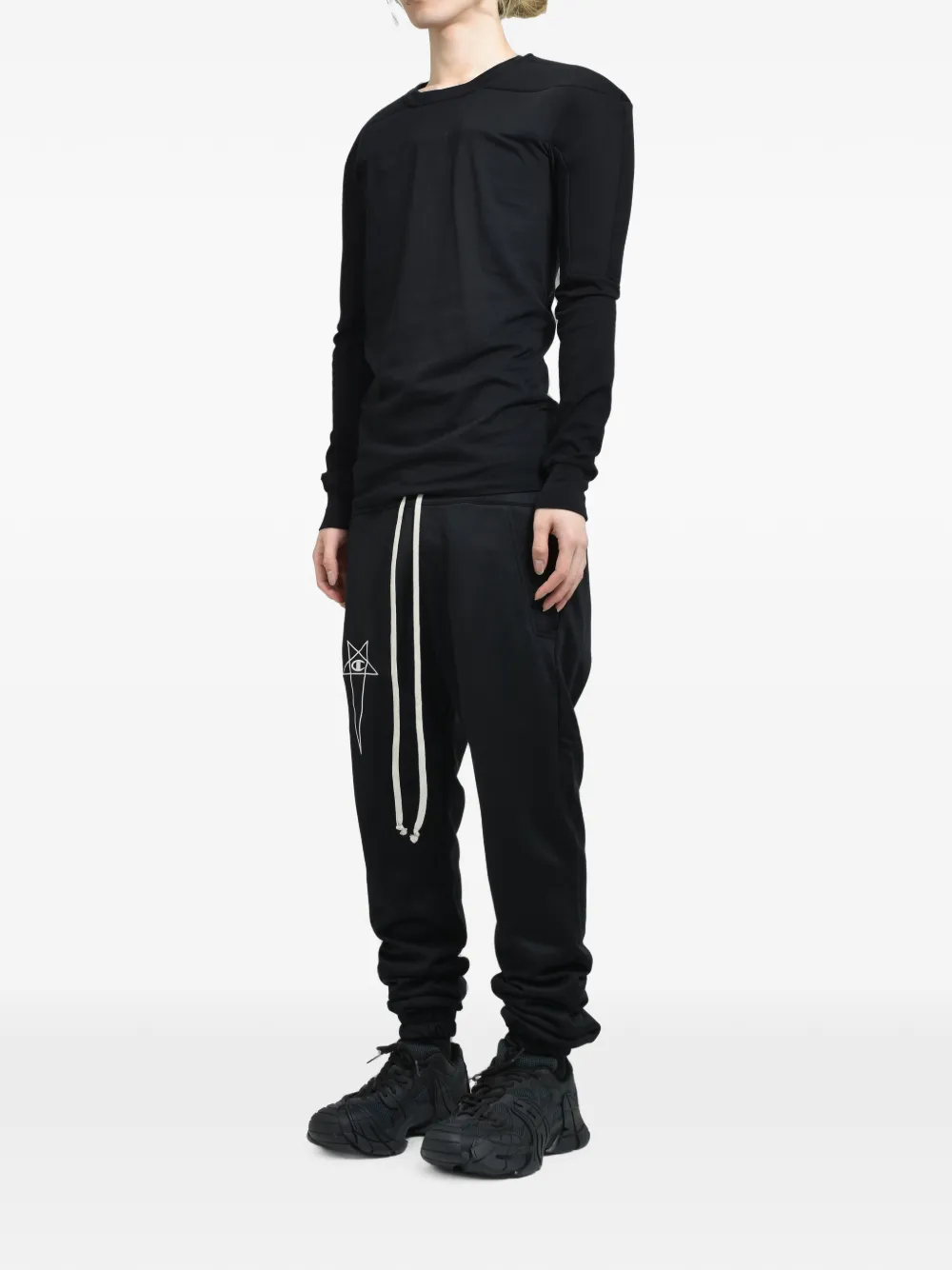Rick Owens x Champion Girdered Harness trui Zwart