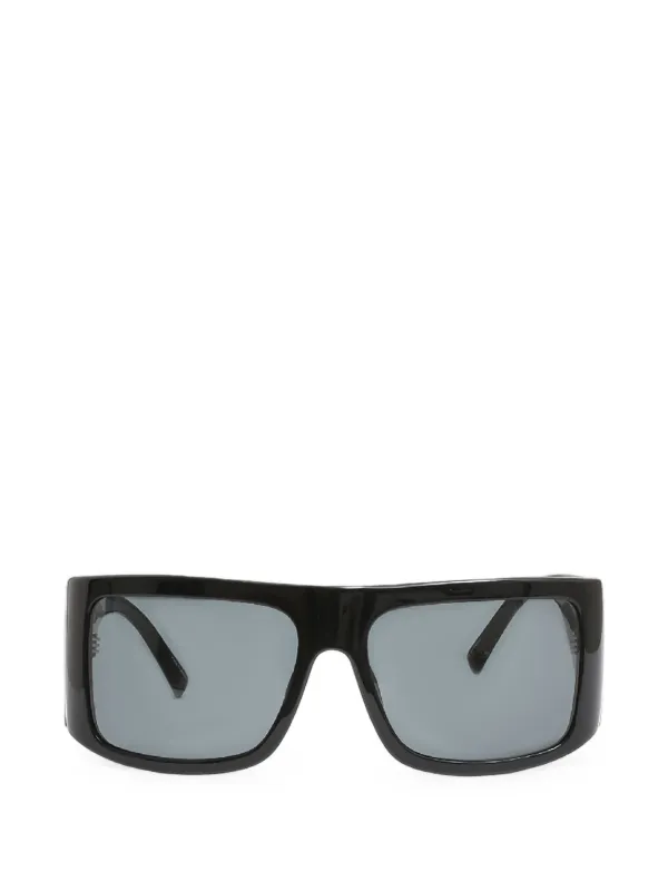 The Attico Andre Square-frame Sunglasses in Black