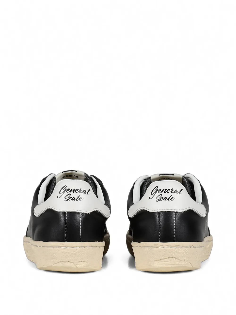 Maison MIHARA YASUHIRO Rhone leather sneakers Zwart