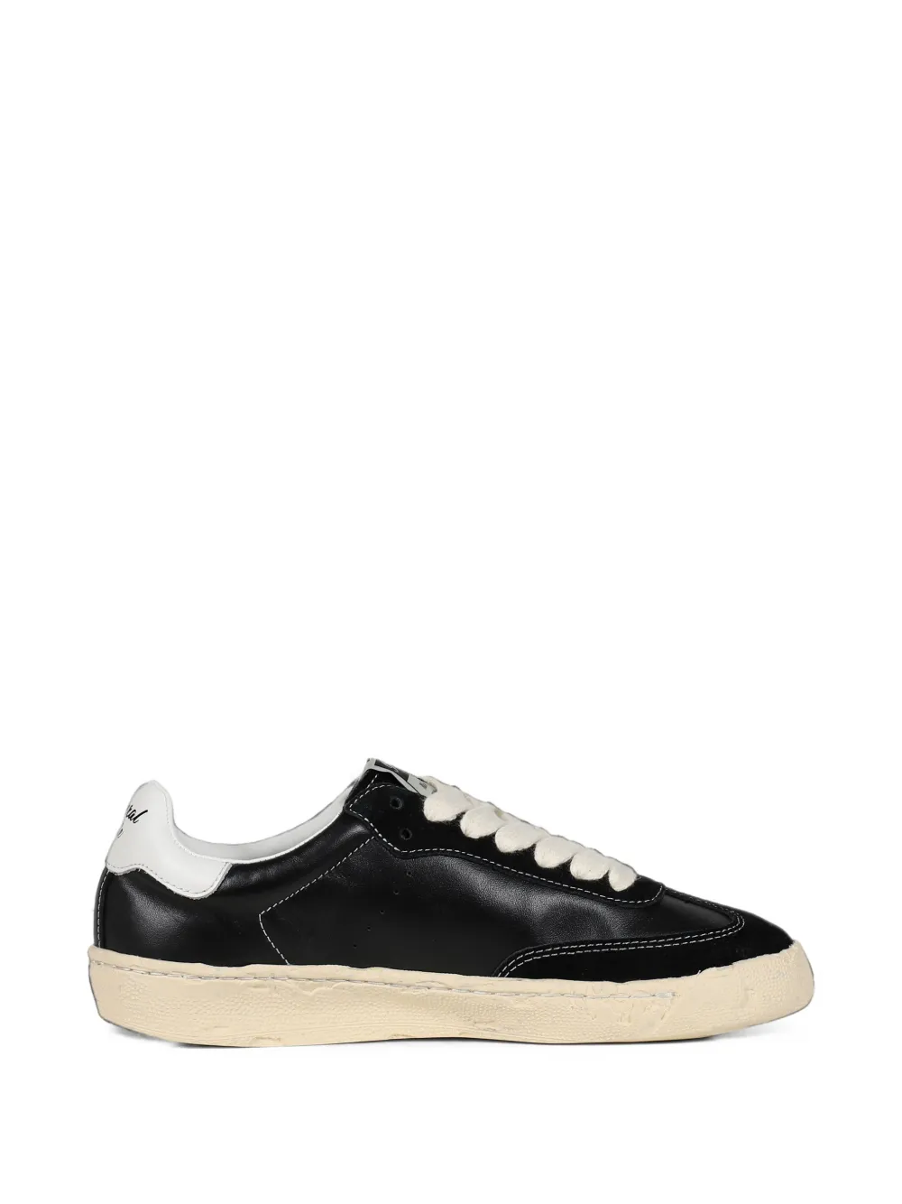 Maison MIHARA YASUHIRO Rhone leather sneakers Zwart