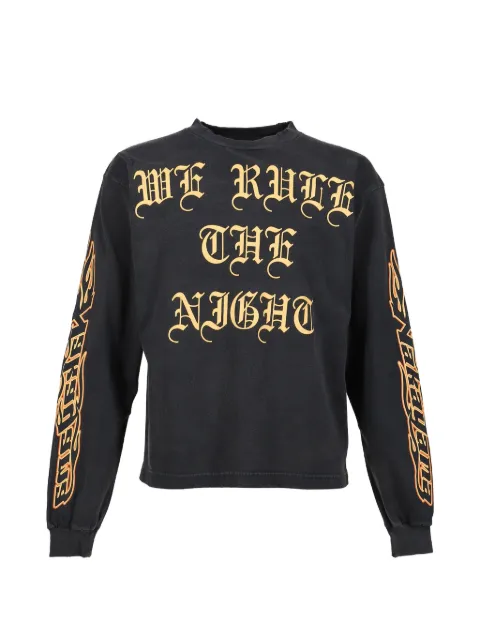 JUN/NAKAYAMA graphic-print long-sleeve T-shirt