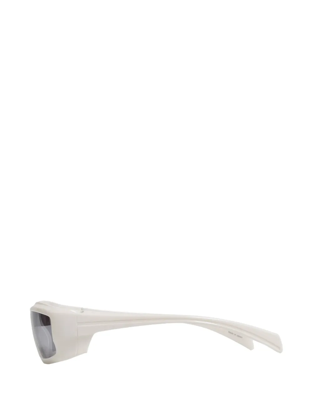 Rick Owens Rick zonnebril met geometrisch montuur Wit
