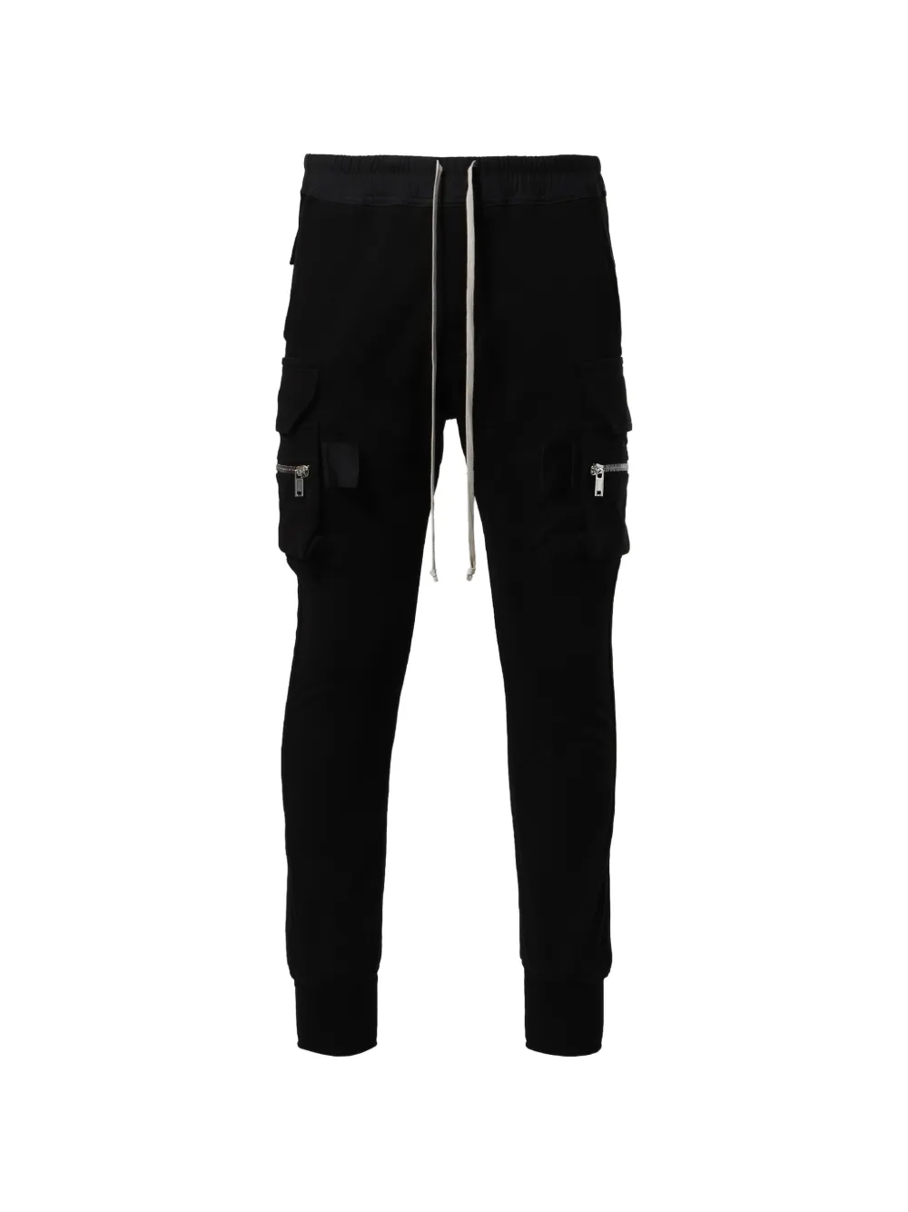 Rick Owens Mastodon drawstring cargo pants - Nero