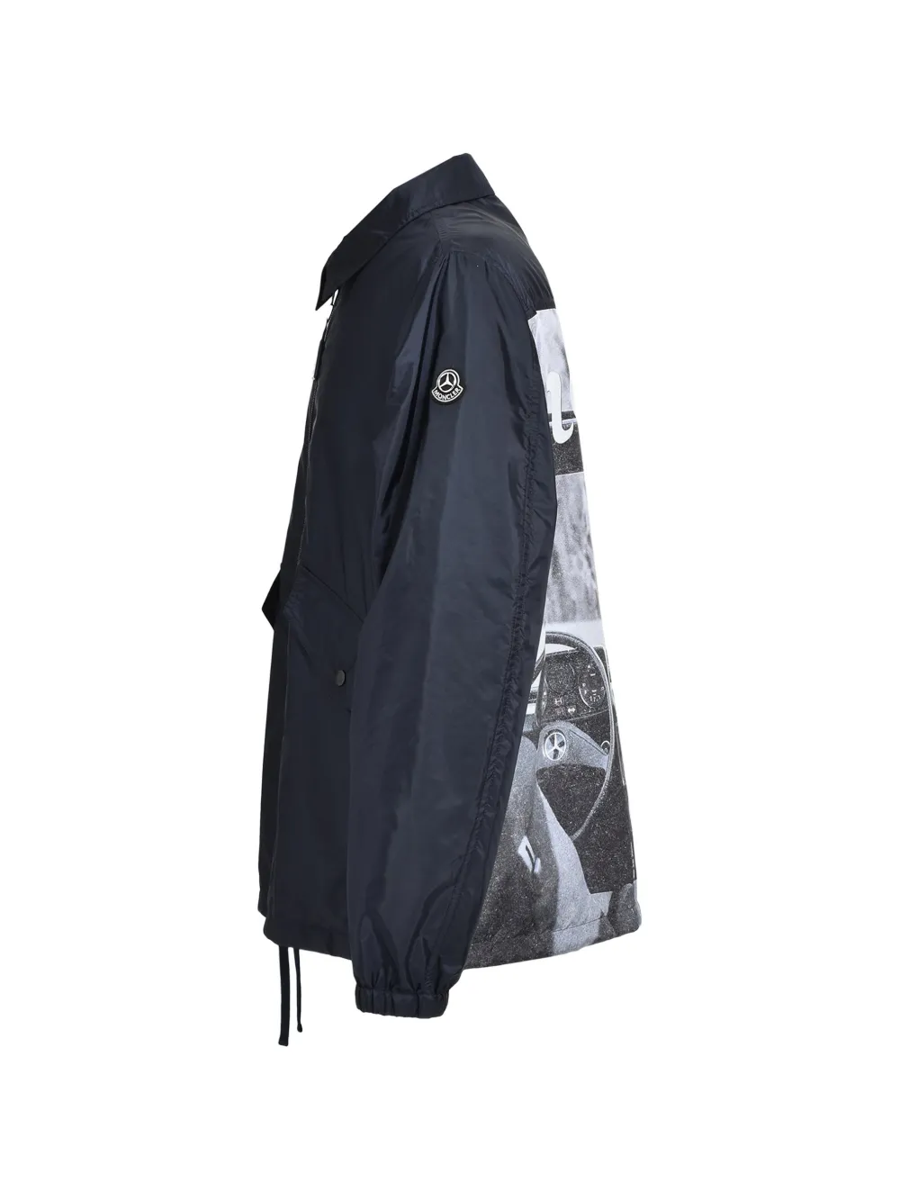 Moncler x Mercedes-Benz by NIGO Sopdu jack met grafische print Blauw