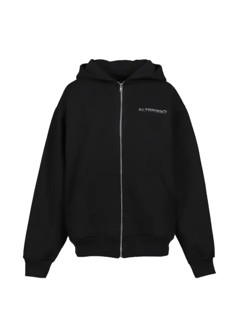 Alter Ego logo-print zip-up hoodie