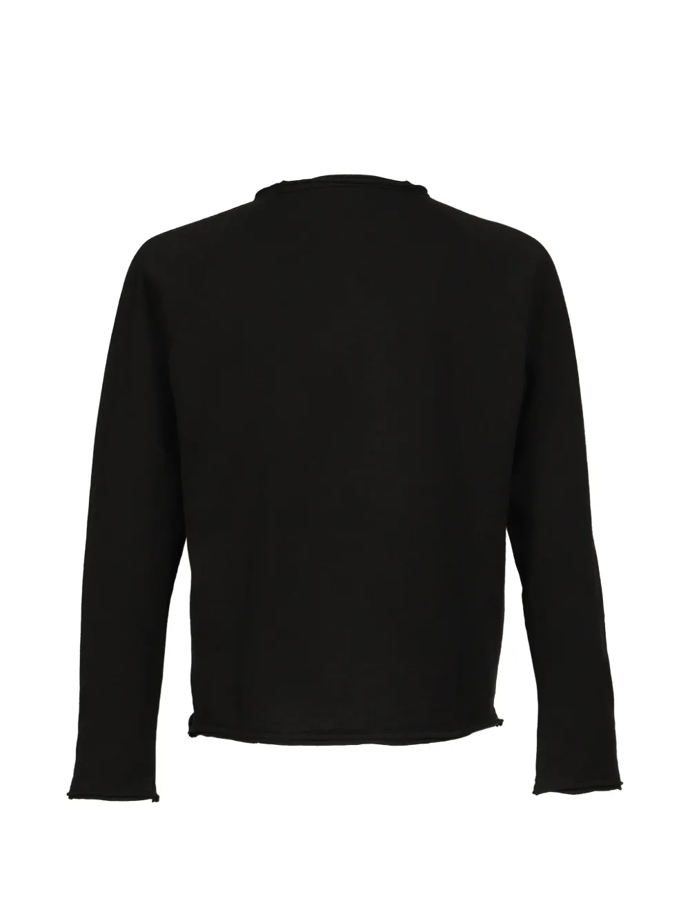 AMBUSH Gerafeld T-shirt met lange mouwen en sterpatroon Zwart