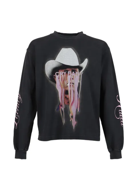 JUN/NAKAYAMA graphic-print washed T-shirt