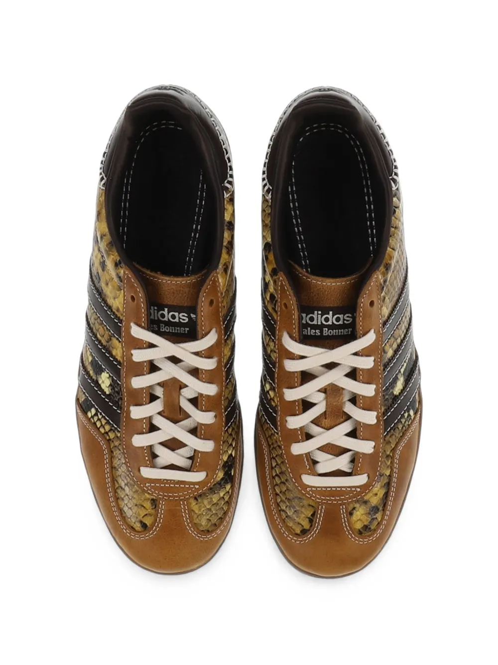 adidas x Wales Bonner Gazelle snakeskin-effect sneakers Bruin