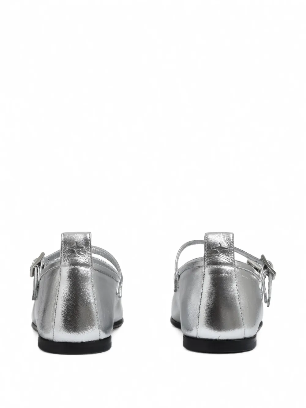 Nodaleto Bulla Rina buckle ballet flats Zilver