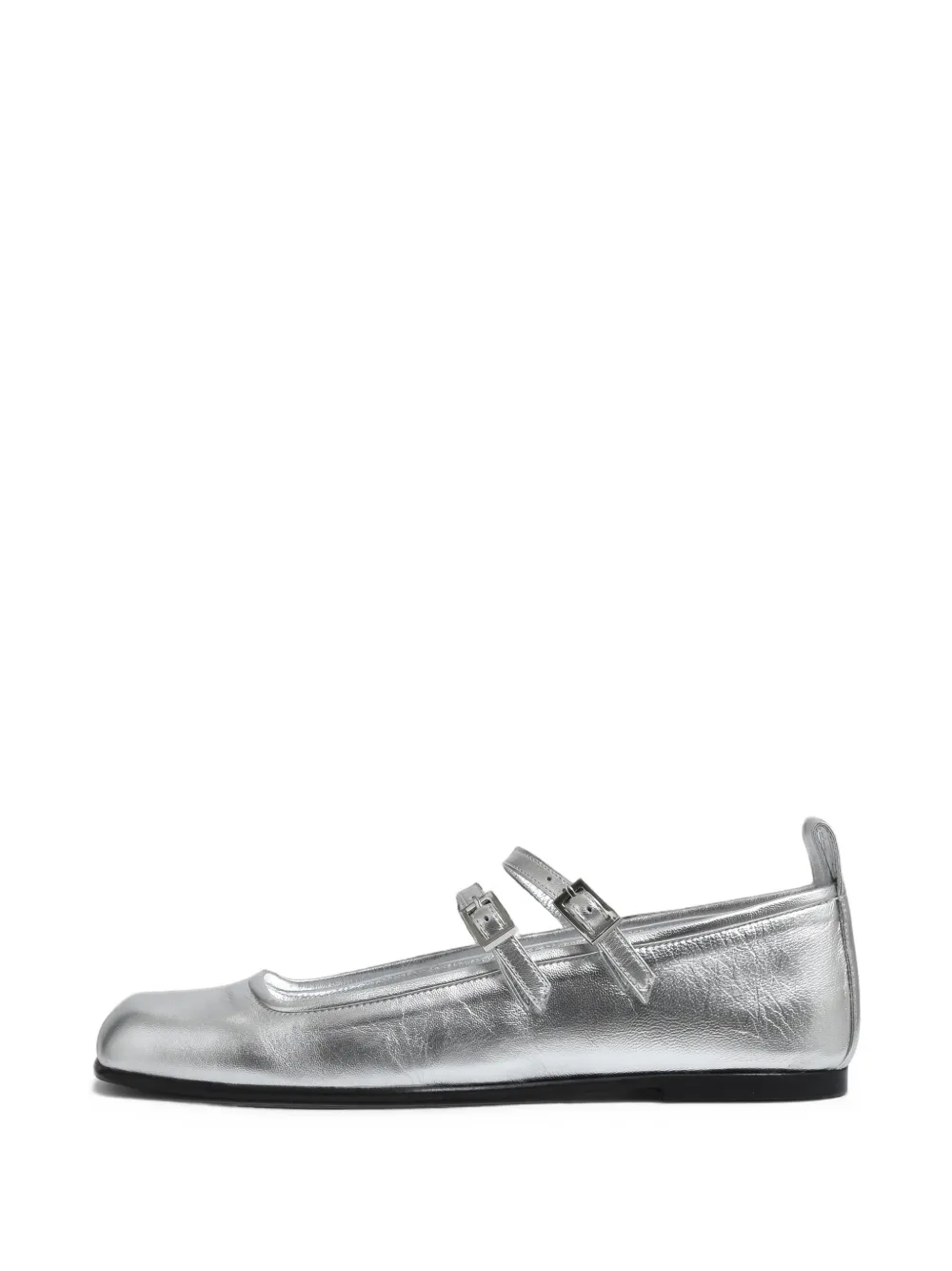 Nodaleto Bulla Rina buckle ballet flats Zilver