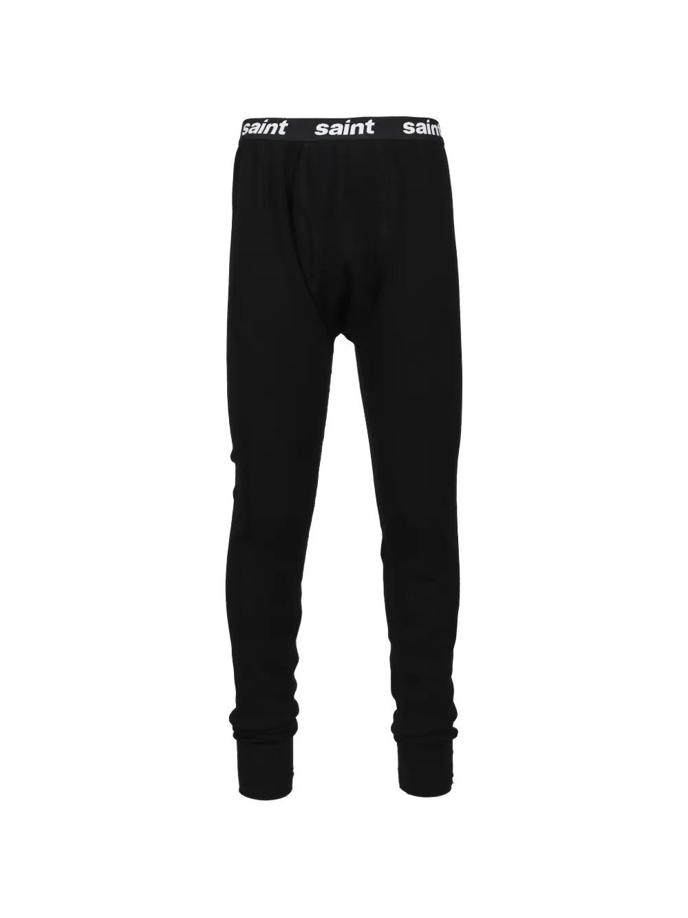 SAINT MXXXXXX logo-waistband thermal leggings - Nero