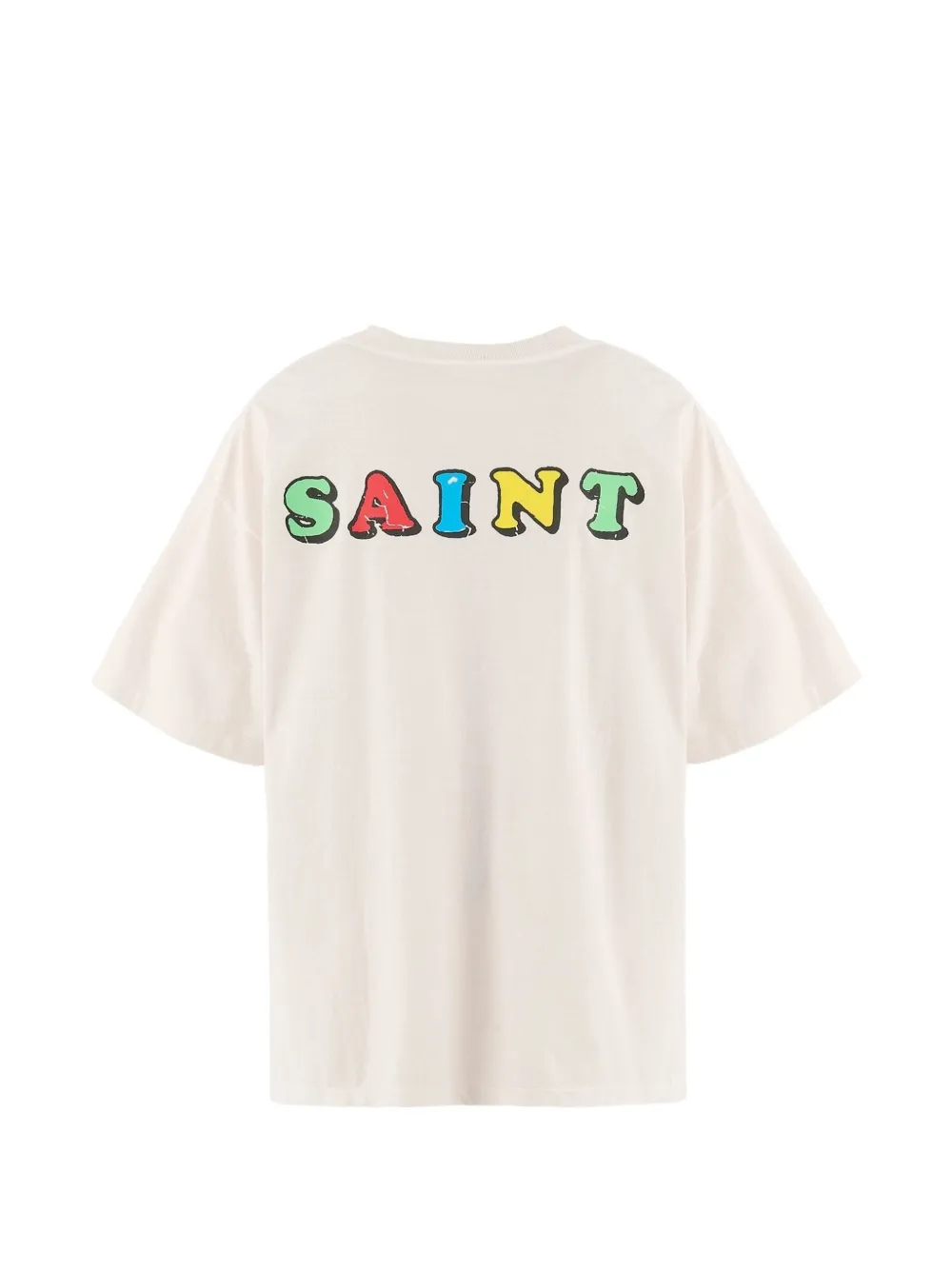 SAINT MXXXXXX x Jamie Reid T-shirt met grafische print Beige