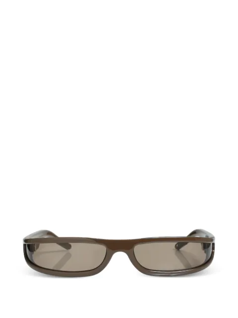 Rick Owens lunettes de soleil Fog à monture rectangulaire