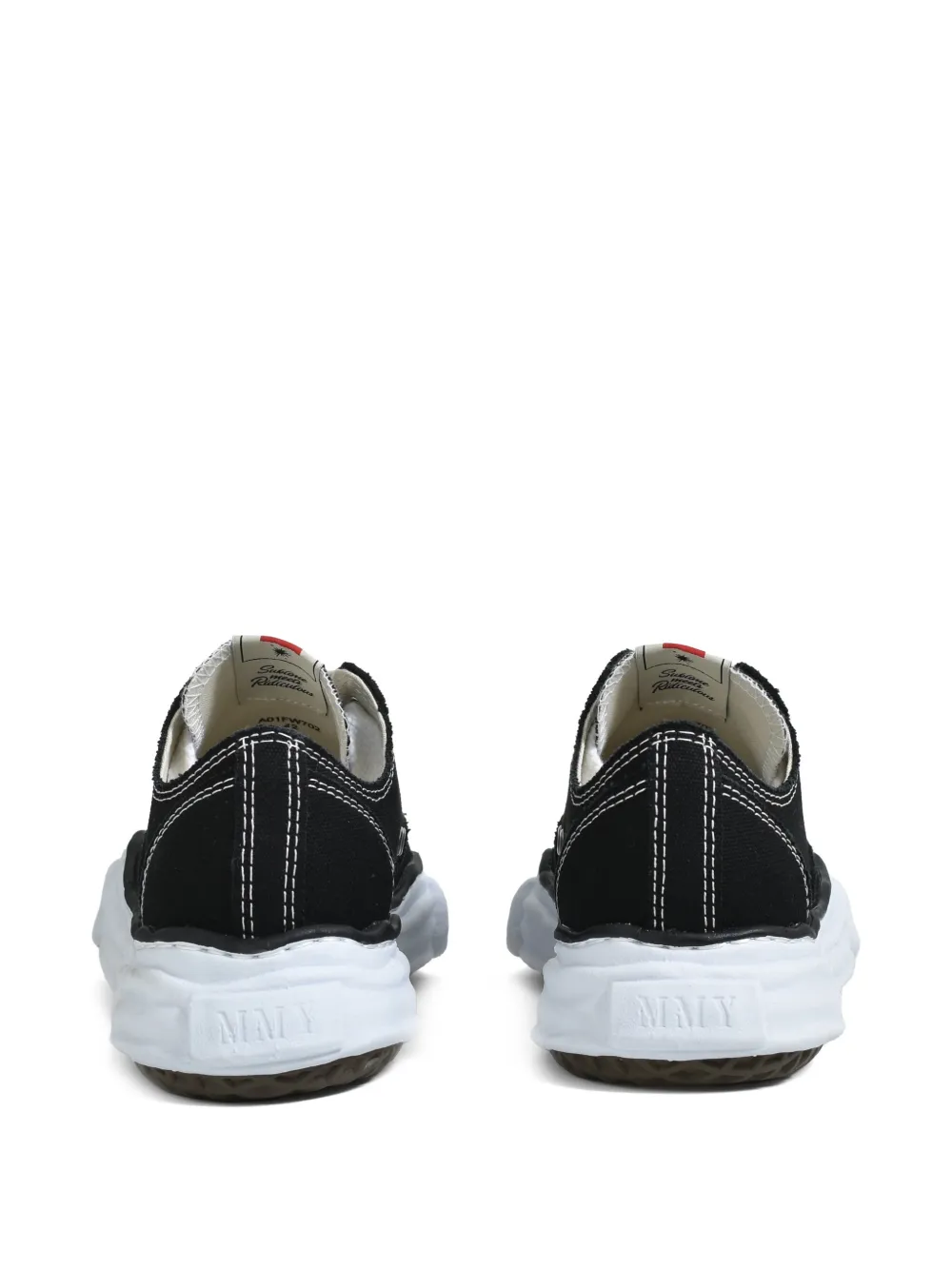 Maison MIHARA YASUHIRO Peterson OG canvas low-top sneakers Zwart