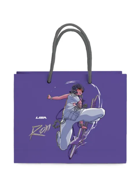 Alter Ego x Lisa Roxi comic-print tote bag