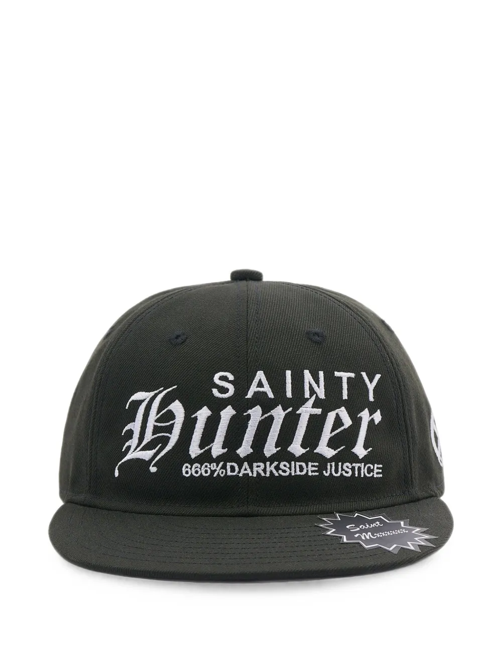 SAINT MXXXXXX Sainty Hunter embroidered cap - Nero