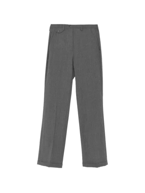 Seventy button-detail straight-leg trousers