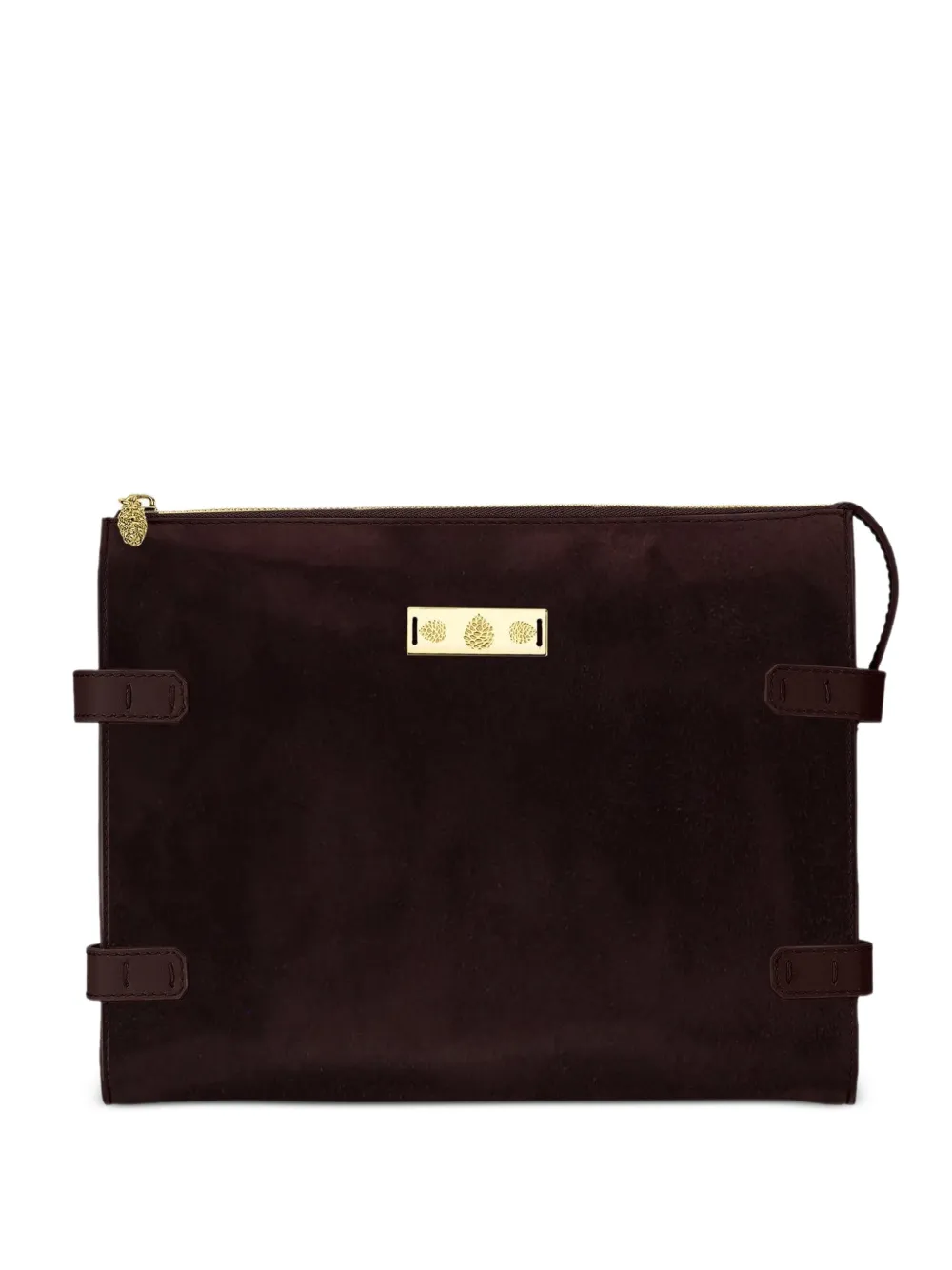 Tyler Ellis Borsa a tracolla Dean Messenger in pelle scamosciata - Marrone