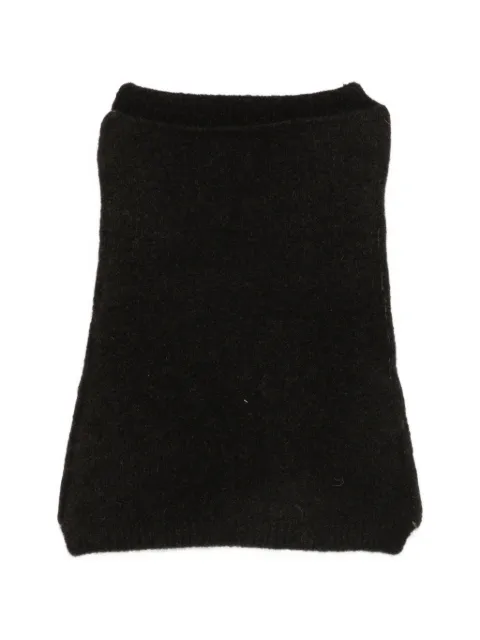 Isabel Benenato ribbed-knit snood