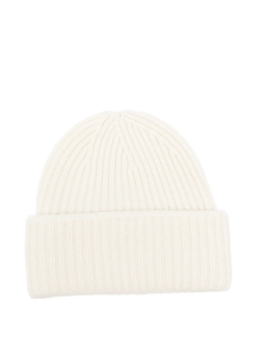 Soft Goat ribbed-knit beanie hat