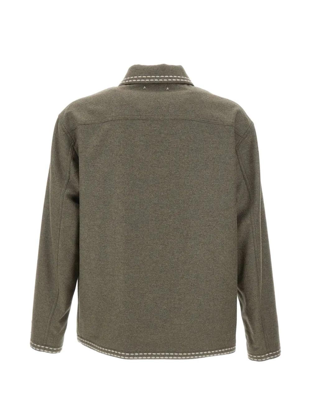 Golden Goose Gary jack met contrasterende stiksels Groen